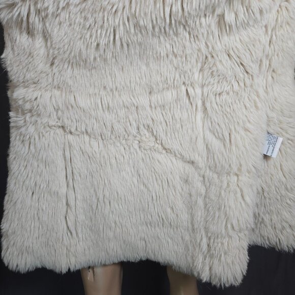 Y2K Penny Lane Faux Suede Faux Fur Boho Coat Jacket Size S Beige - Picture 14 of 15